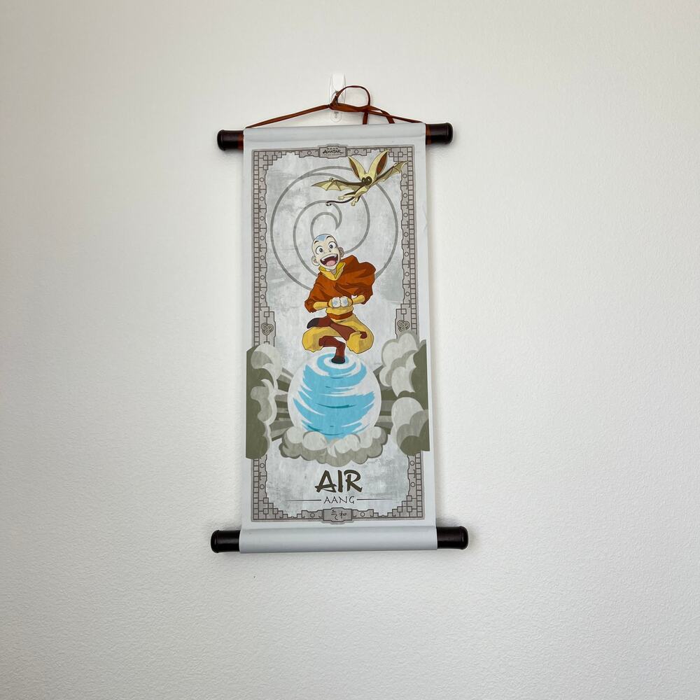 Culturefly Nick Box Exclusive Avatar The Last Airbender Aang Air Wall Art Scroll